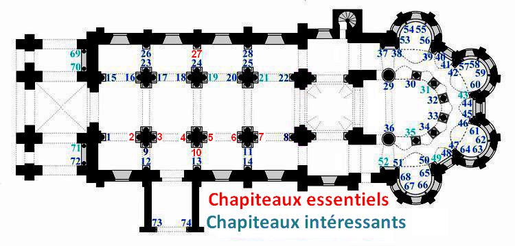 Plan des chapiteaux à voir