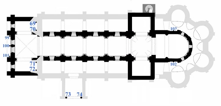 Plan des chapiteaux extérieurs