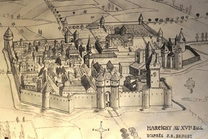 Gravure du Prieuré de Marcigny