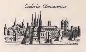 Gravure monastère de Cluny III