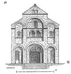 Façade ouest,Viollet le Duc