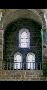 vitraux tribune
